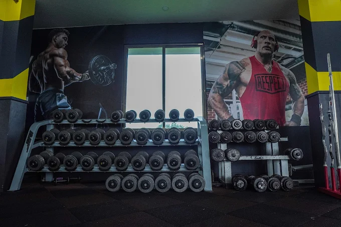 best gym in Wardha - Fitness Arena Gym free weights area